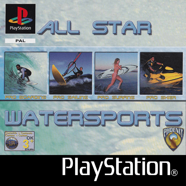 All-Star Watersports box art for Playstation